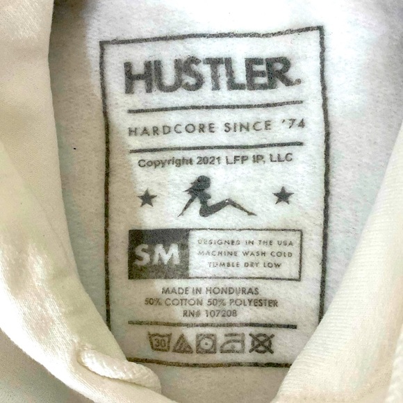 Hustler Magazine Graphic Hoodie - Size Small - NWT - Picture 4 of 4